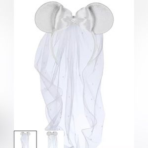 Minnie Mouse Bride Ear Headband